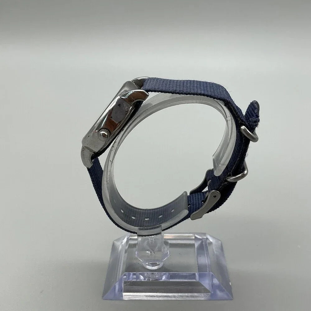 Timex Weekender Indiglo WR 30M Womens Watch 31mm Blue Nylon Strap New Battery